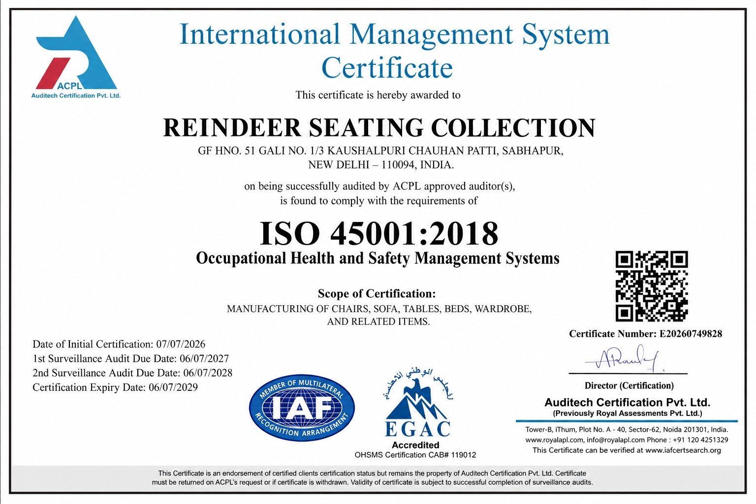 ISO 45001:2018 &ndash; Health & Safety
